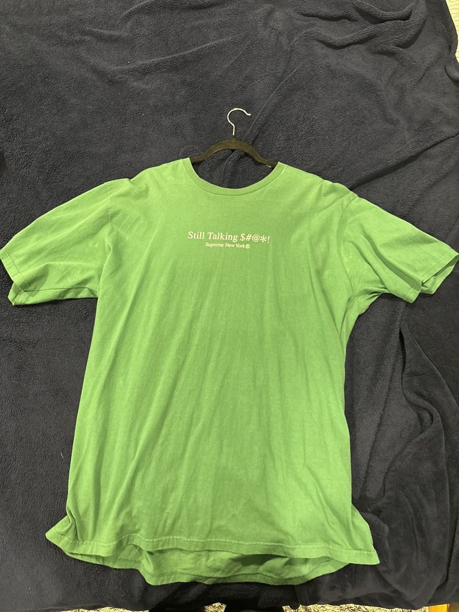 Supreme Supreme Still talking $#@*! tee Size US XL / EU 56 / 4 - 1 Thumbnail