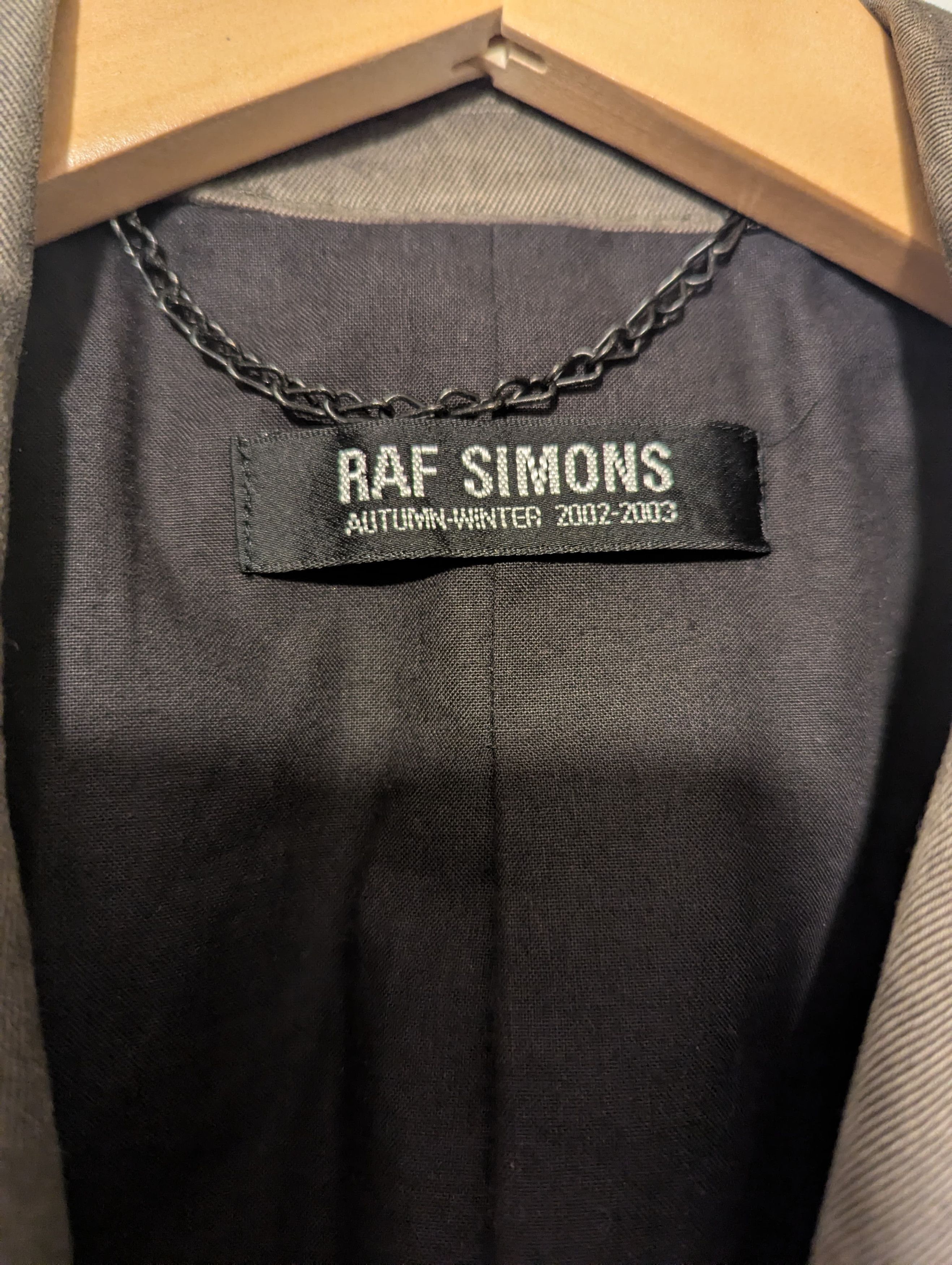 Raf Simons Raf Simons AW02 "Virginia Creeper" Cotton Blazer - MINT Size 48R - 2 Thumbnail