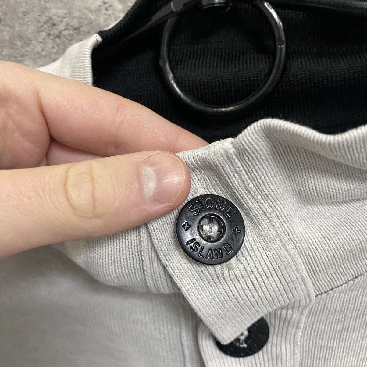 Vintage Stone Island 1/4 Sweater Half Zip Hoodie Sweathirt