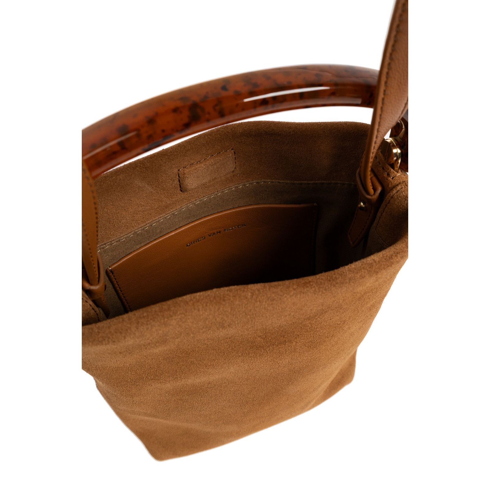Dries Van Noten DRIES VAN NOTEN Brown Suede Shoulder Bag New Authentic Size ONE SIZE - 3 Thumbnail