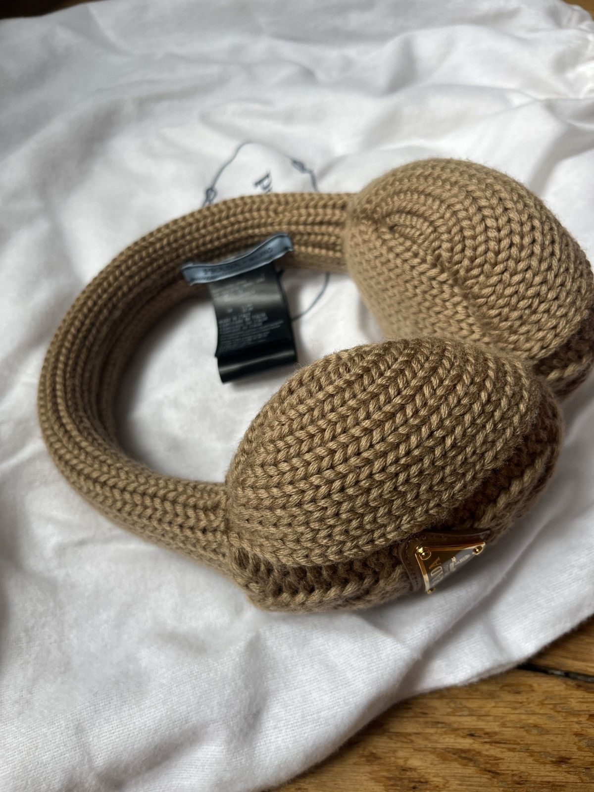 Prada PRADA WOOL EARMUFFS Size ONE SIZE - 4 Thumbnail