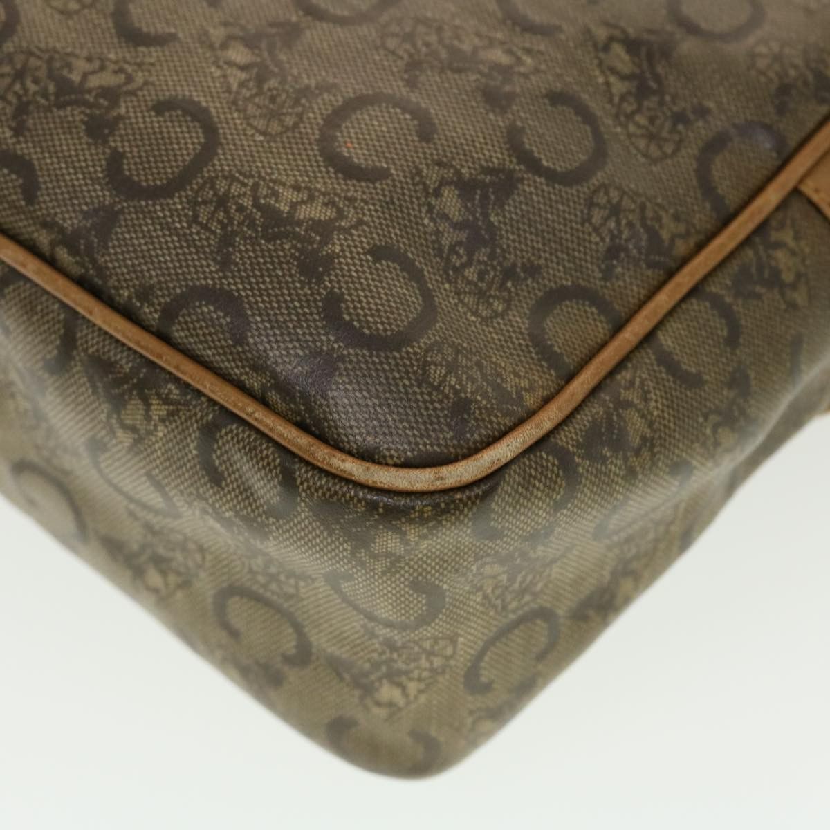 Celine CELINE C Macadam Canvas Shoulder Bag Beige Size ONE SIZE - 16 Thumbnail