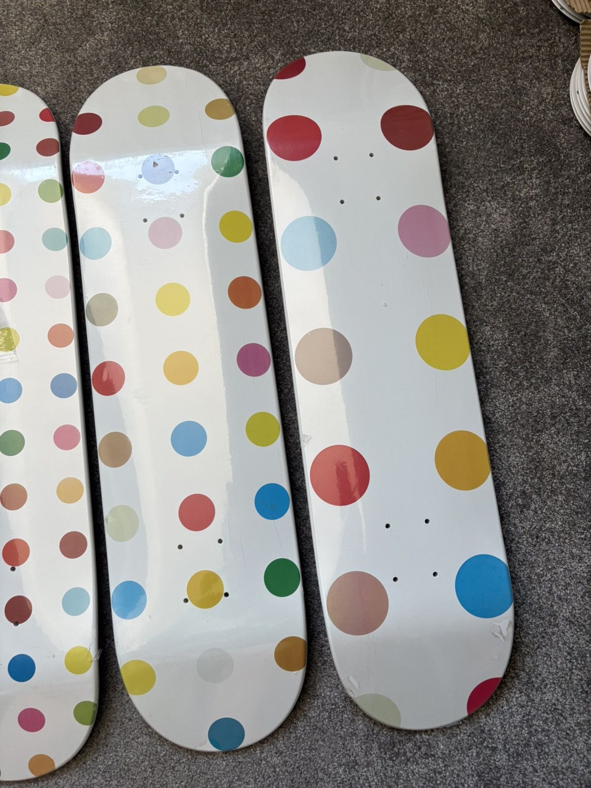 Damien Hirst × Supreme Supreme x Damien Hirst 2009 Spots Skateboard Deck Full Set Size ONE SIZE - 4 Thumbnail