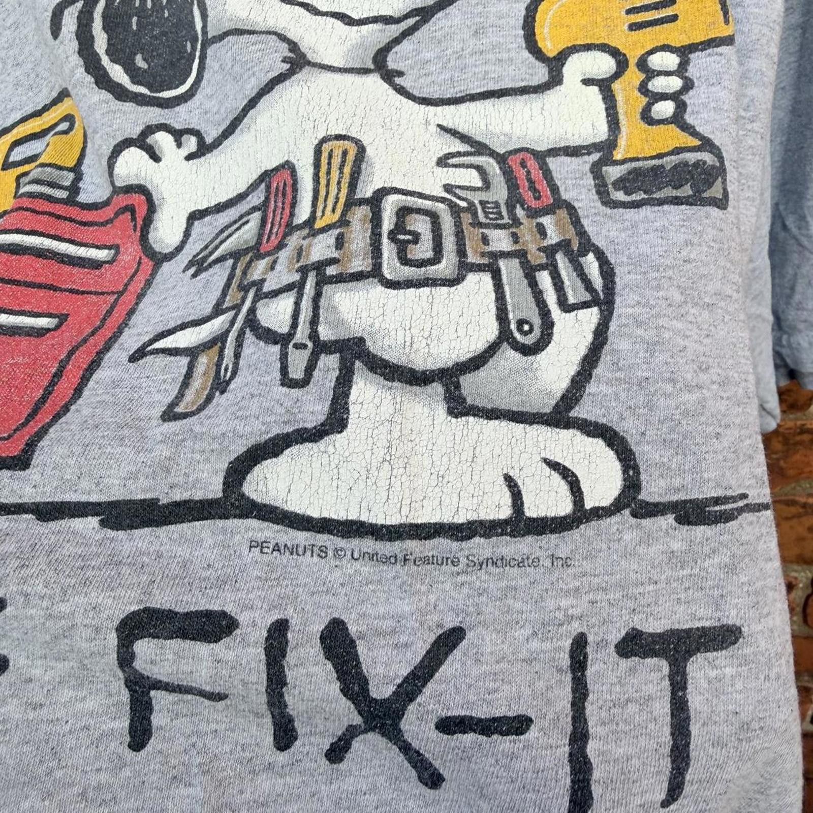 Other vintage snoopy grandpa is joe fix it t shirt 00s XXL Size US XXL / EU 58 / 5 - 4 Thumbnail