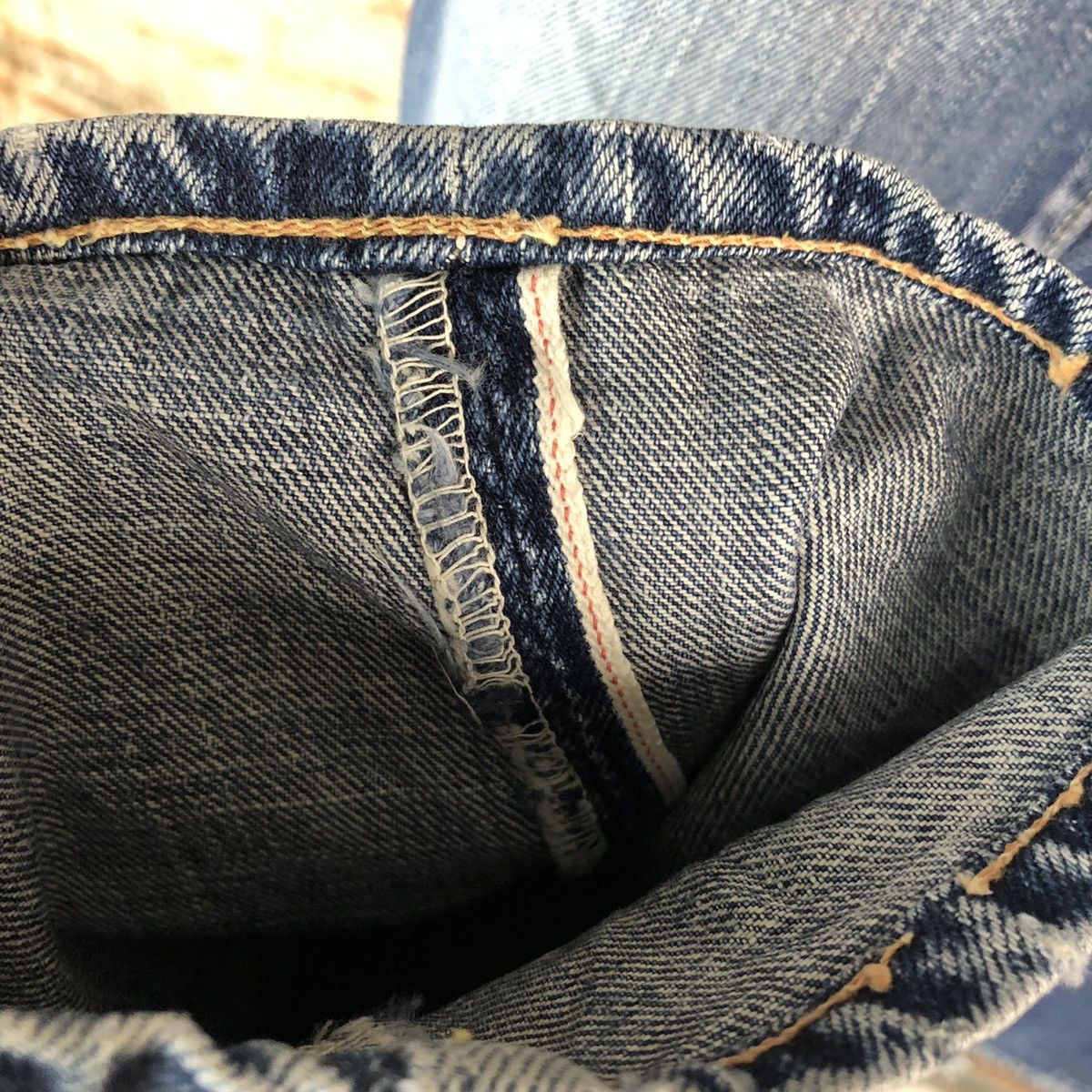 Eternal DL Eternal Blue Distressed Denim Pants #C143 Size US 29 - 9 Thumbnail