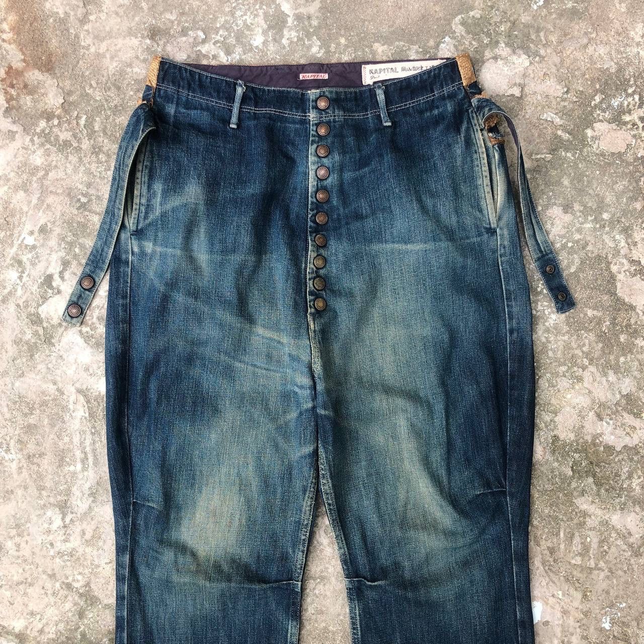 Kapital Kountry Distressed Kapital Clown Denim Kapital Jeans Destroyed Style Size US 31 - 3 Thumbnail
