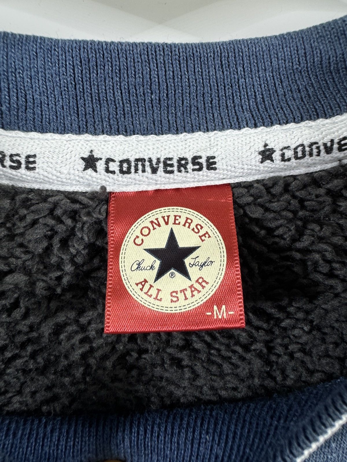 Converse × Vintage ⚡️Y2K CONVERSE CHUCK TAYLOR SWEATSHIRT BIG LOGO Size US S / EU 44-46 / 1 - 6 Thumbnail