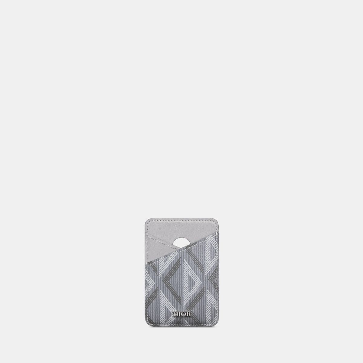 Dior o1bcso1str0126 Size:OS/Magnetic Card Holder in Grey Size ONE SIZE - 1 Thumbnail