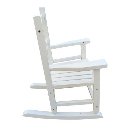 Designer × Homemade Children's rocking white chair- Indoor or Outdoor -Suitable Size US L / EU 52-54 / 3 - 6 Thumbnail