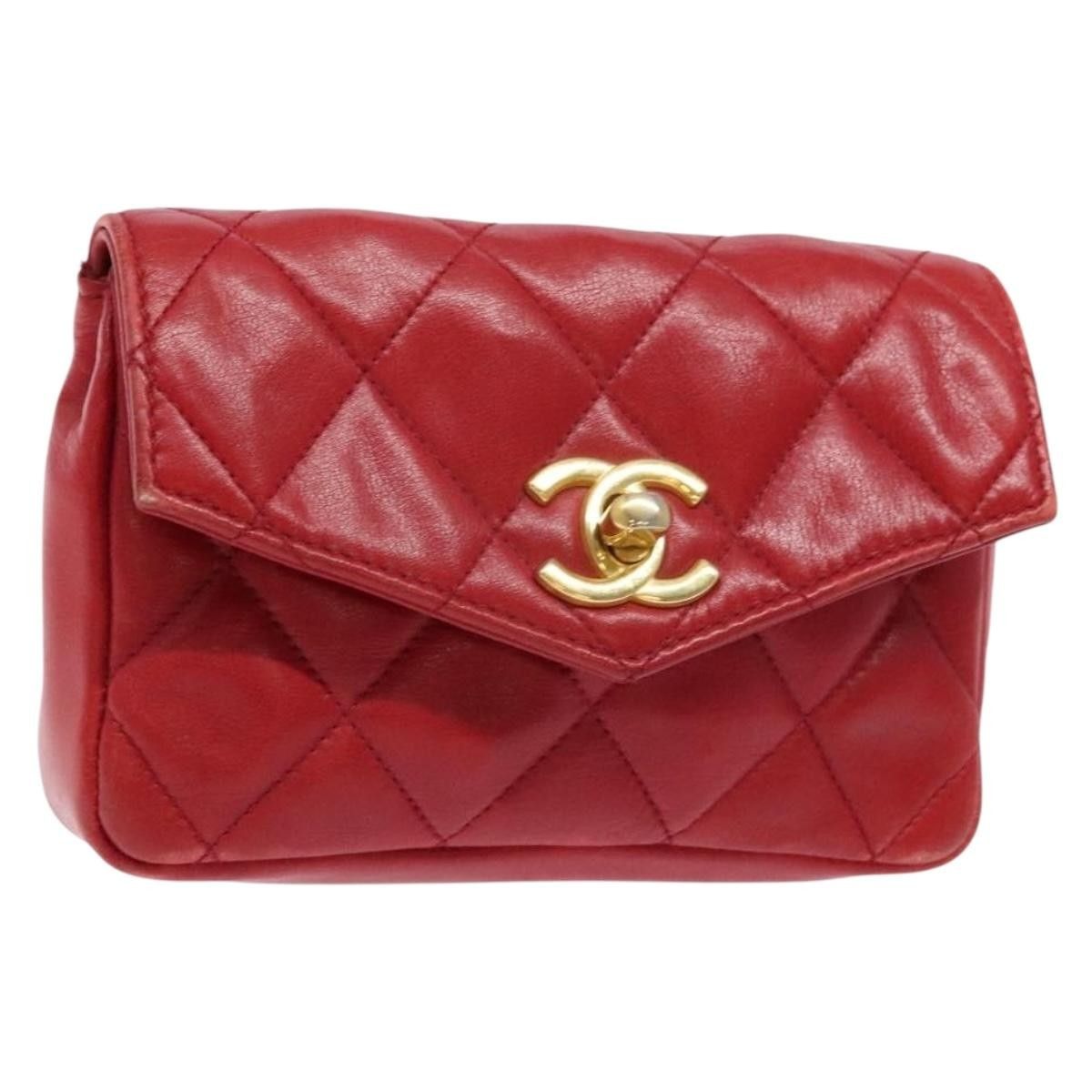 Chanel Chanel Vintage CC Flap Waist Bag Quilted Leather Size ONE SIZE - 1 Thumbnail