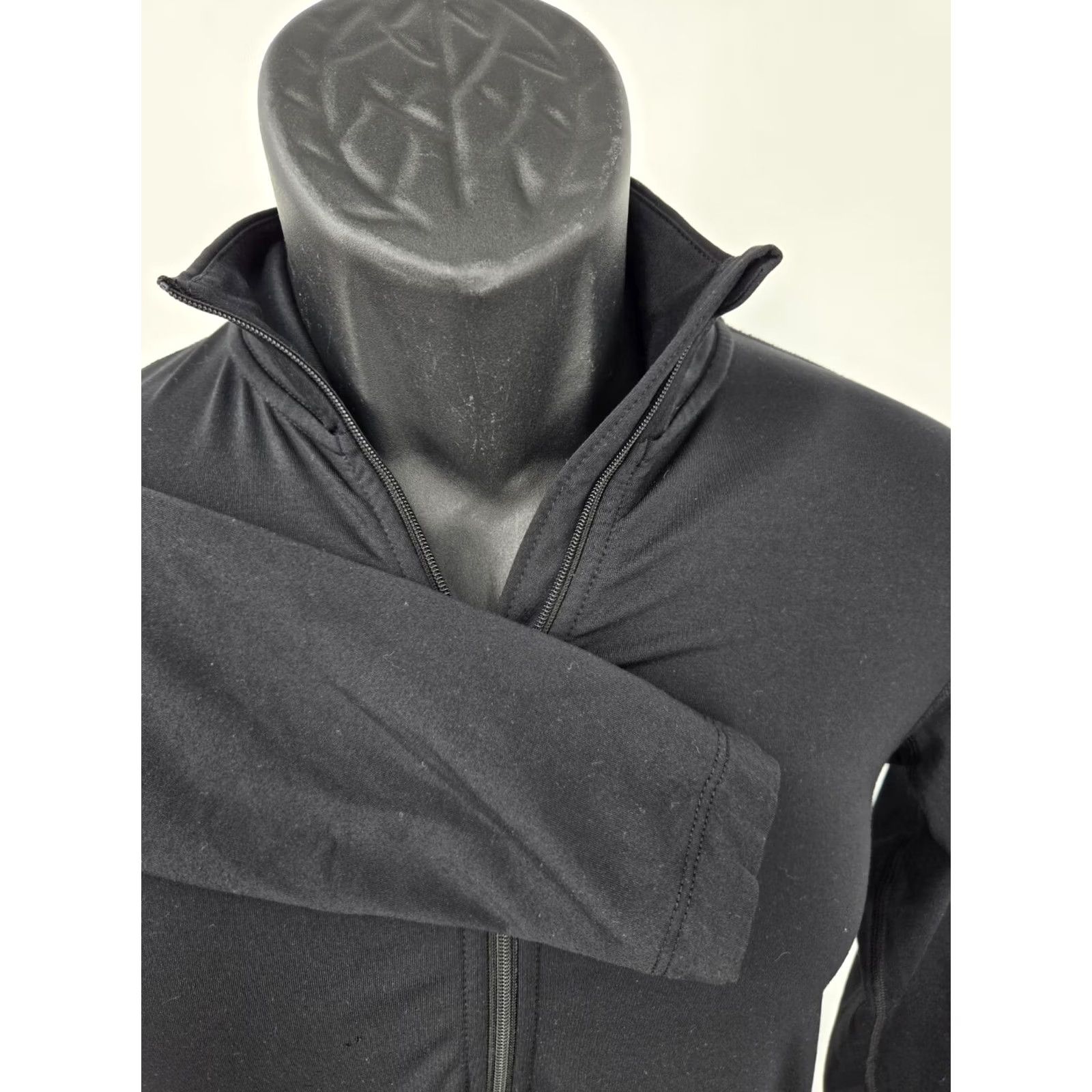 Nike Nike Pro Women's Top Shirt S Black 1/2-Zip Dri-Fit Stretch Long-Sleeve Pullover Casual Activewear Nike Therma Size S / US 4 / IT 40 - 6 Thumbnail
