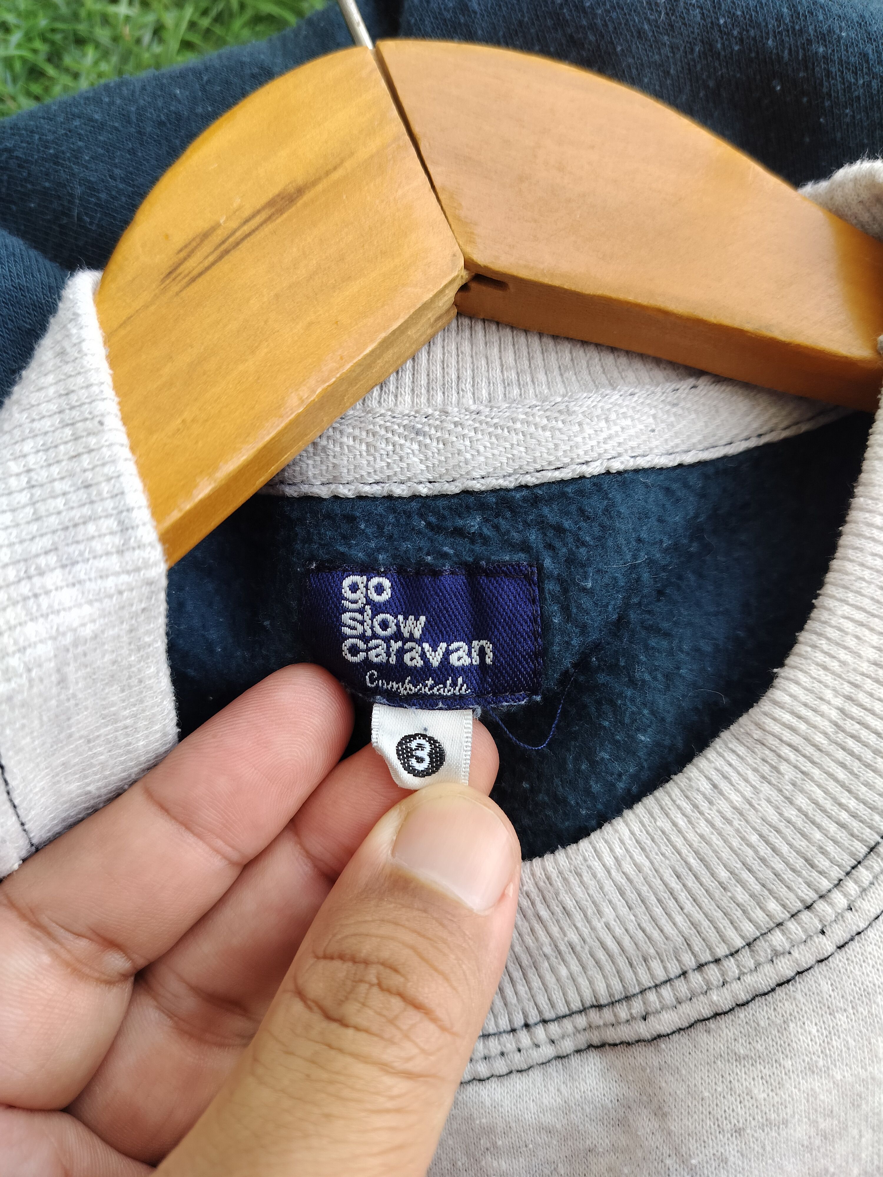 go slow caravan Go Slow Caravan outdoor camping pocket sweatshirt Size US L / EU 52-54 / 3 - 3 Thumbnail