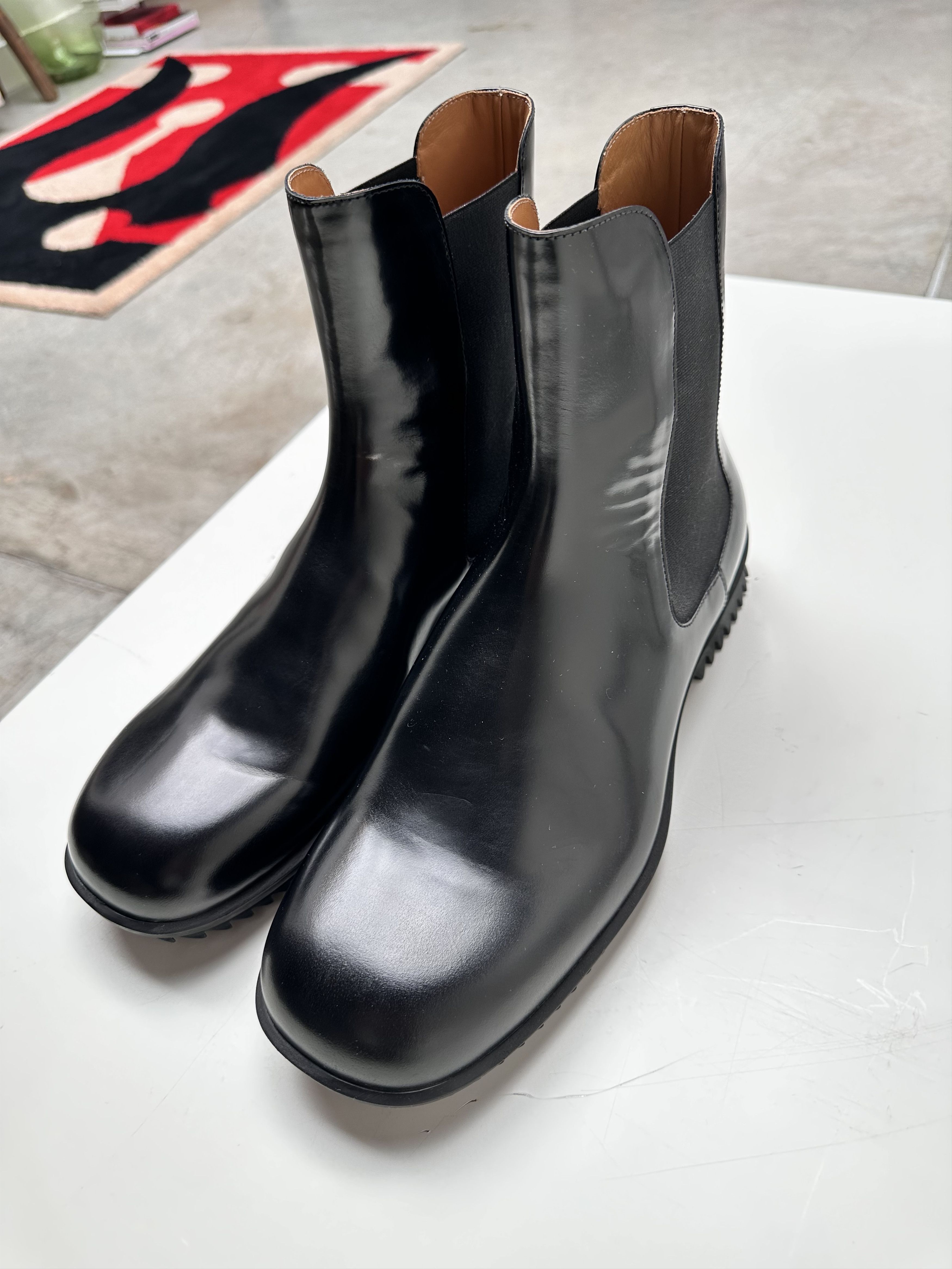 靴 Maison Margiela Air Sole Boots Maison Margiela MM22 Air Sole Leather Tabi Boots men - Glamood Outlet