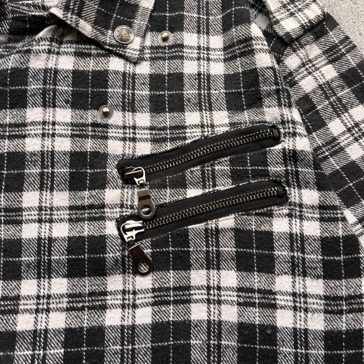 In The Attic In The Attic Plaid Bikers Jacket Size US M / EU 48-50 / 2 - 11 Thumbnail