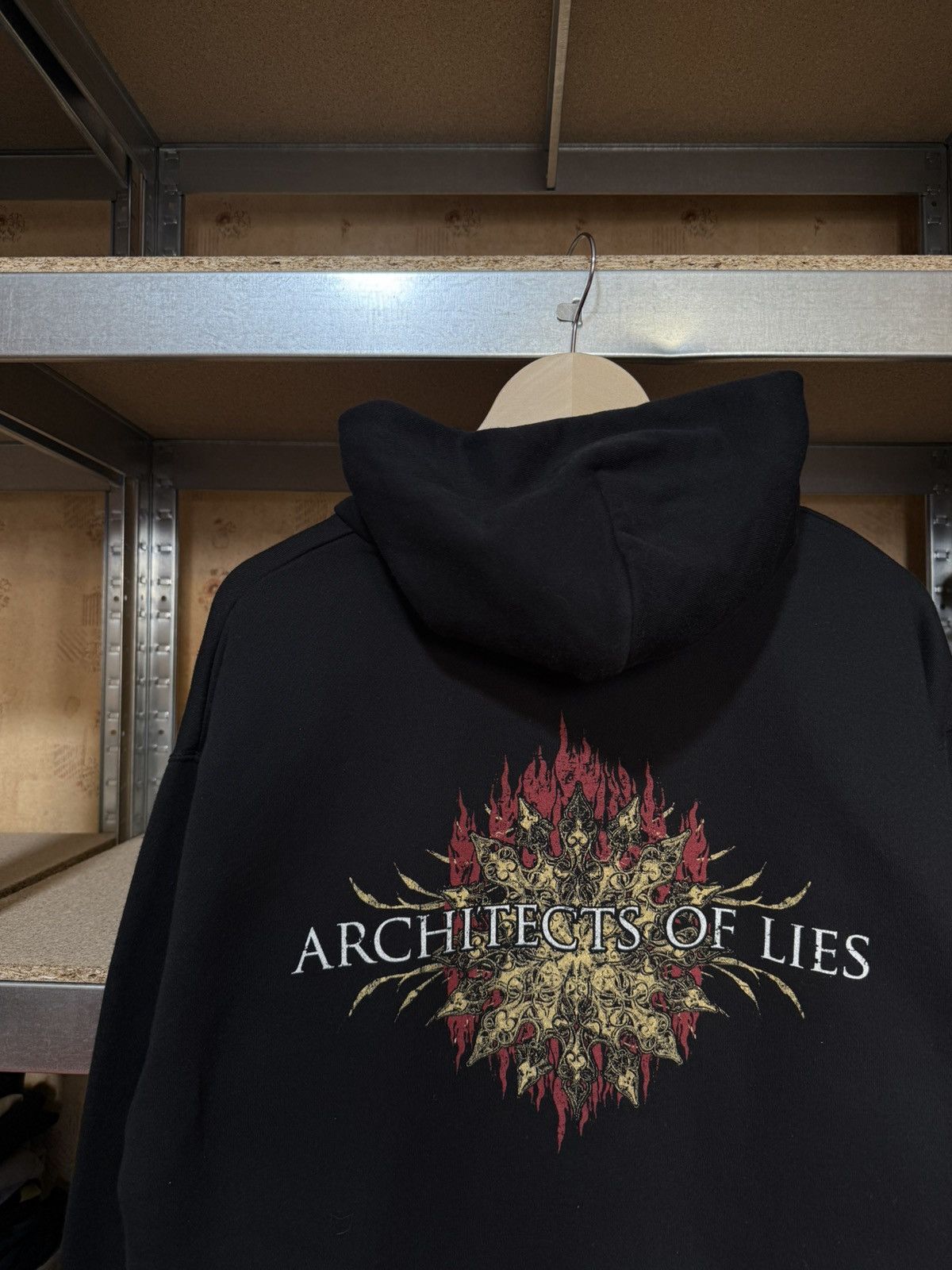 Band Tees × Vintage Vintage 2008 Mercenary Architect Of Lies Rock Band Hoodie Size US L / EU 52-54 / 3 - 4 Thumbnail