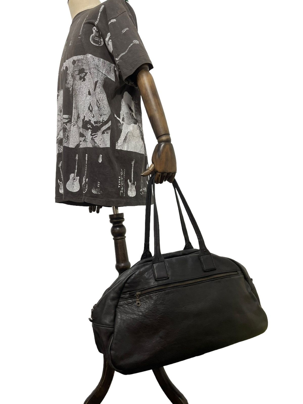 Genuine Leather Full Leather Ciaopanic Standard Duffel Bag 3🟩 Size ONE SIZE - 3 Thumbnail