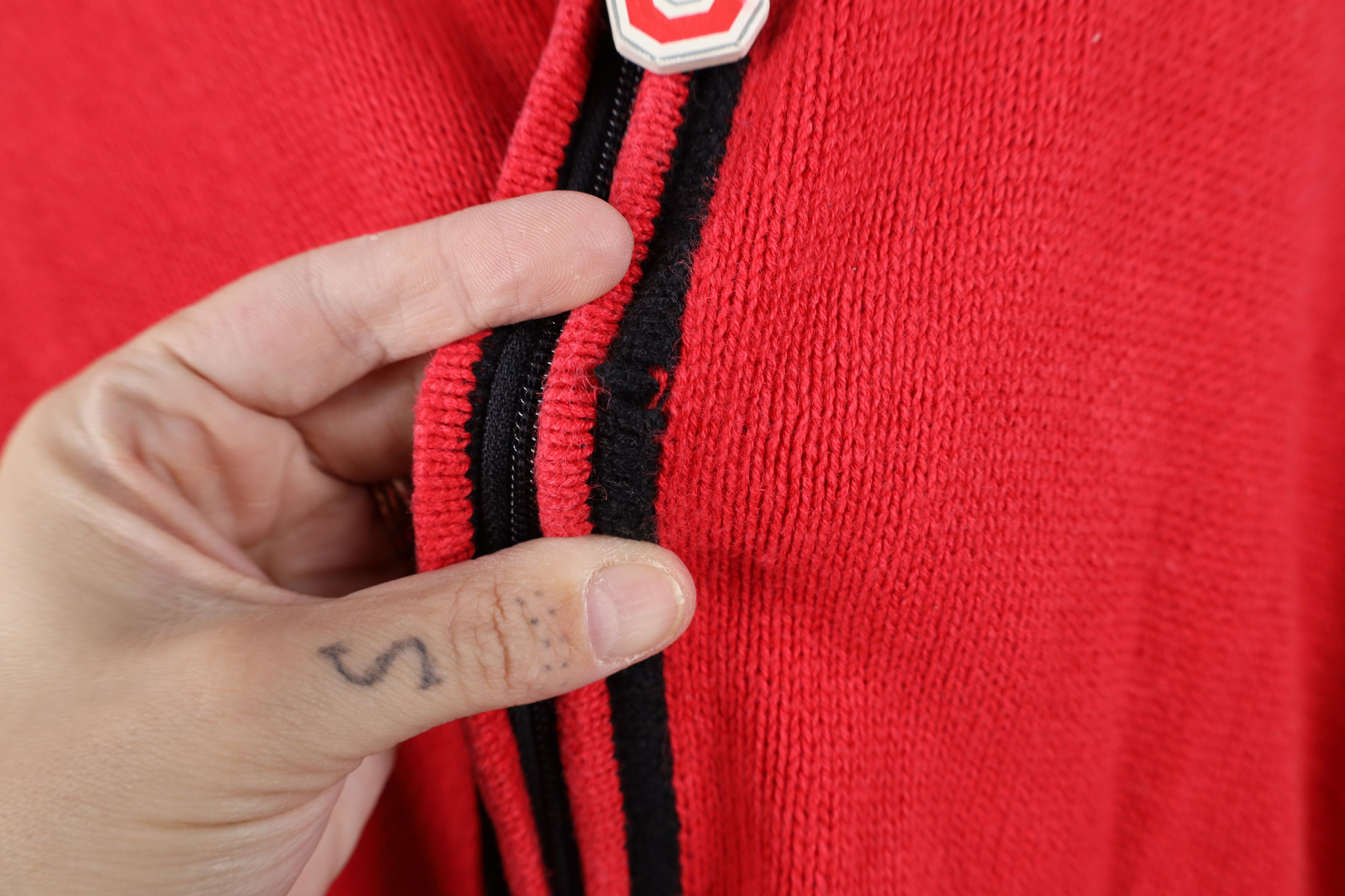 Vintage Vintage 90s Ohio State University Football Knit Sweater Size XL / US 12-14 / IT 48-50 - 5 Thumbnail