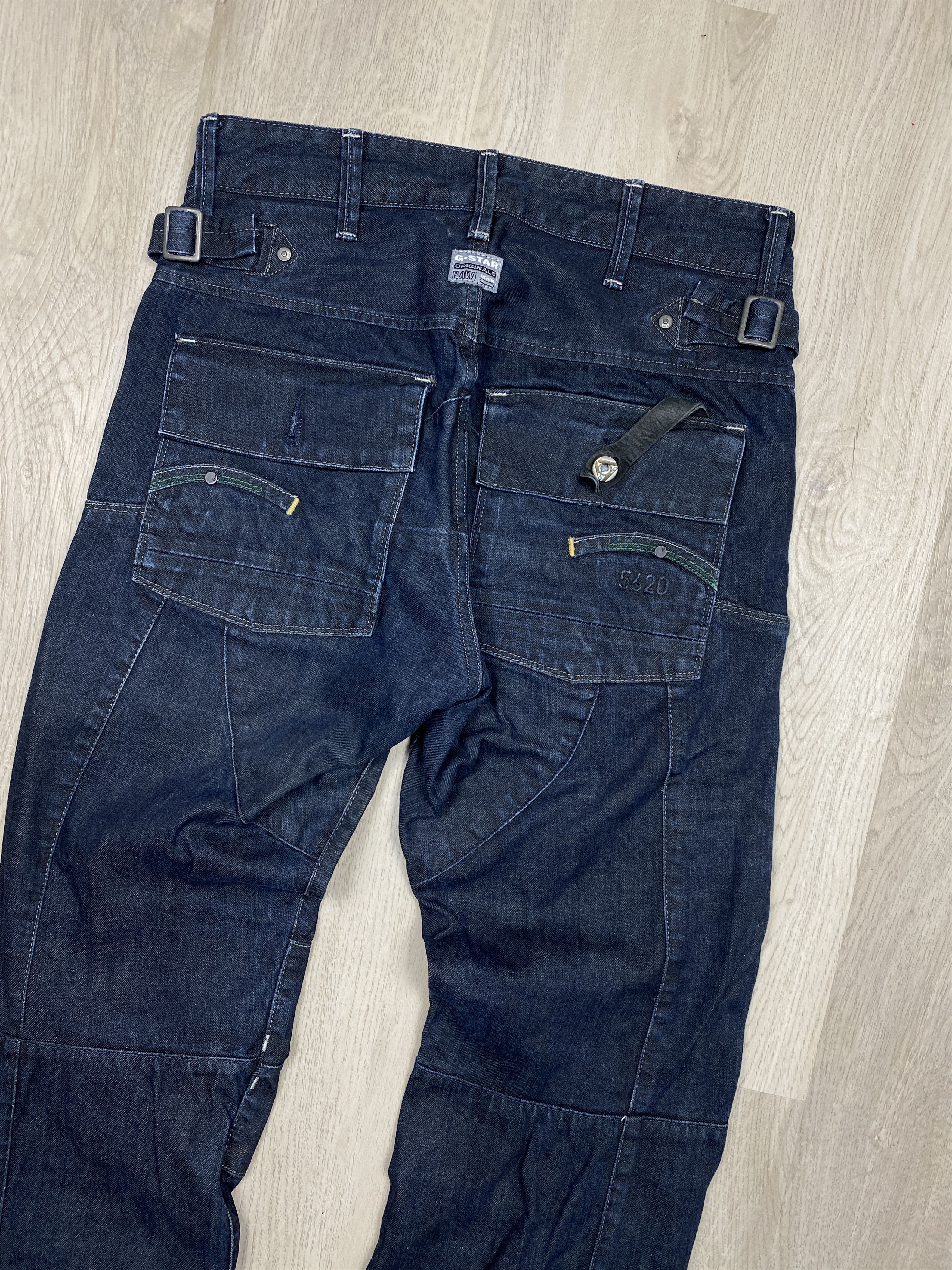 G-Star G Star Raw 5620 Vintage Denim Double Knee Pants Jeans Size US 31 - 7 Thumbnail