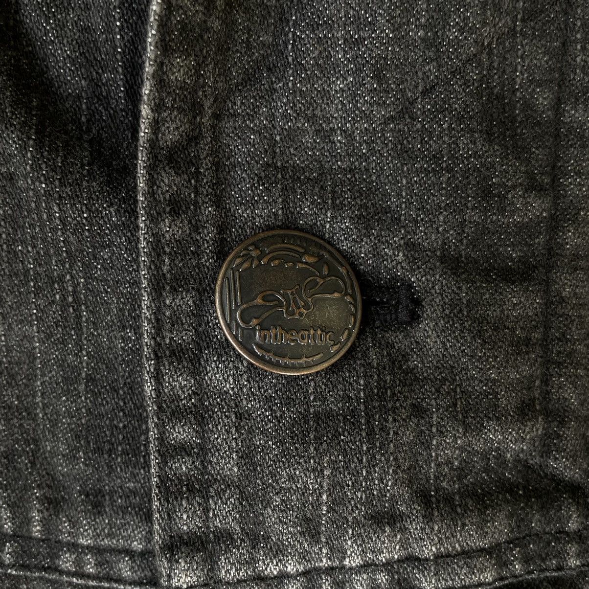 14th Addiction 🇯🇵VINTAGE IN THE ATTIC GOTHIC PUNK BLAZER DENIM COLLAR JACKET Size US S / EU 44-46 / 1 - 12 Thumbnail