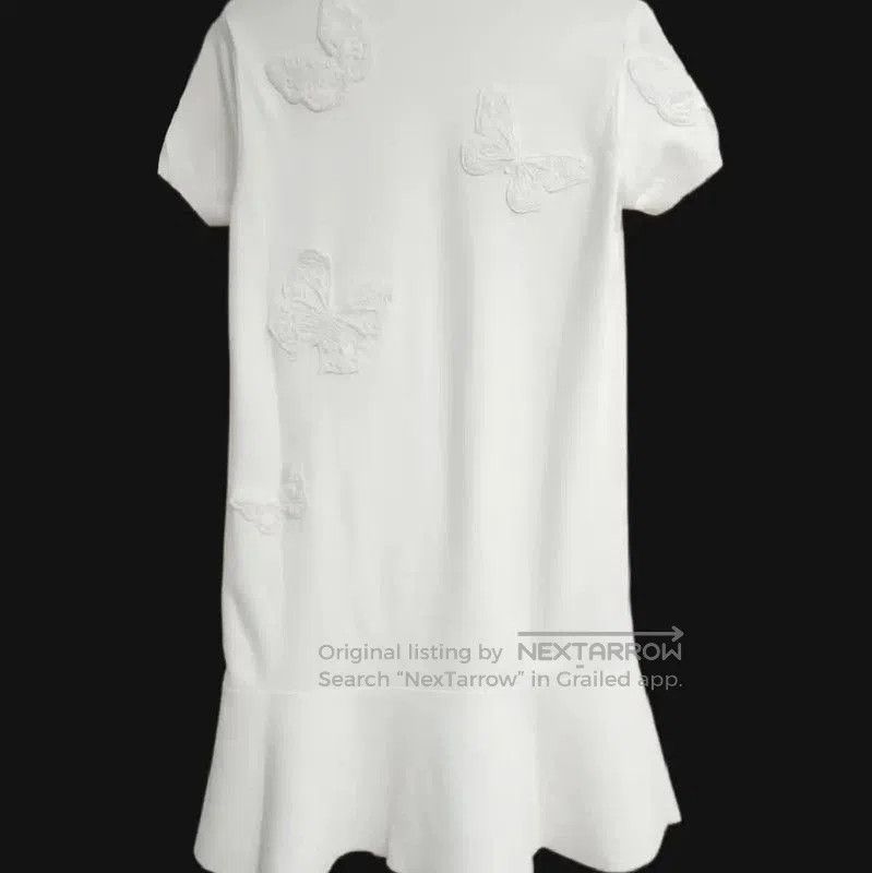 Valentino Valentino White Embroidered Short Dress . Size XS / US 0-2 / IT 36-38 - 2 Thumbnail