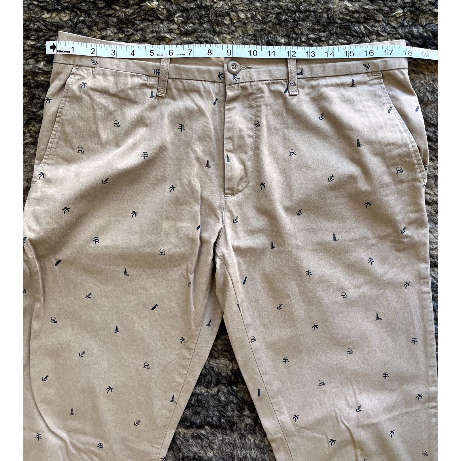Carhartt Wip Carhartt WIP Chino Khaki with PRINT 32x34 (36x34) Size US 32 / EU 48 - 2 Thumbnail