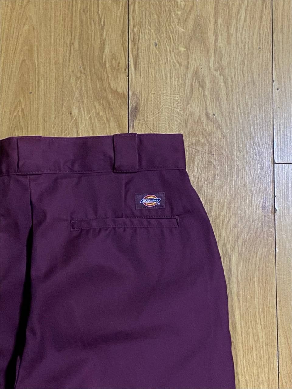 Dickies 🍷 Dickies Work Pants – Deep Burgundy Edition 🛠️ Size US 32 / EU 48 - 4 Thumbnail