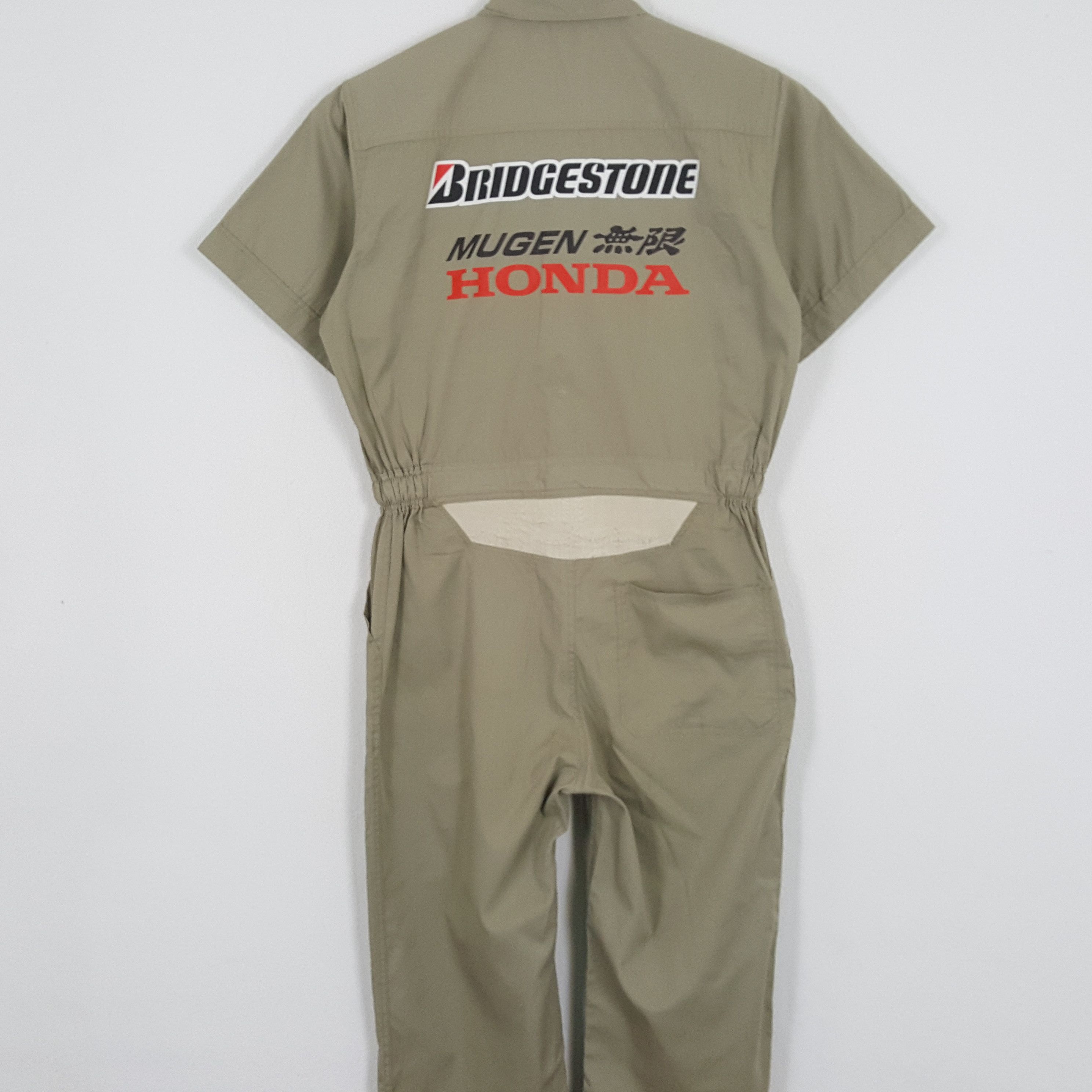 Honda × Japanese Brand × Vintage Vintage BRIDGESTONE MUGEN HONDA Japan Racing Coverall Jacket Size US L / EU 52-54 / 3 - 2 Thumbnail