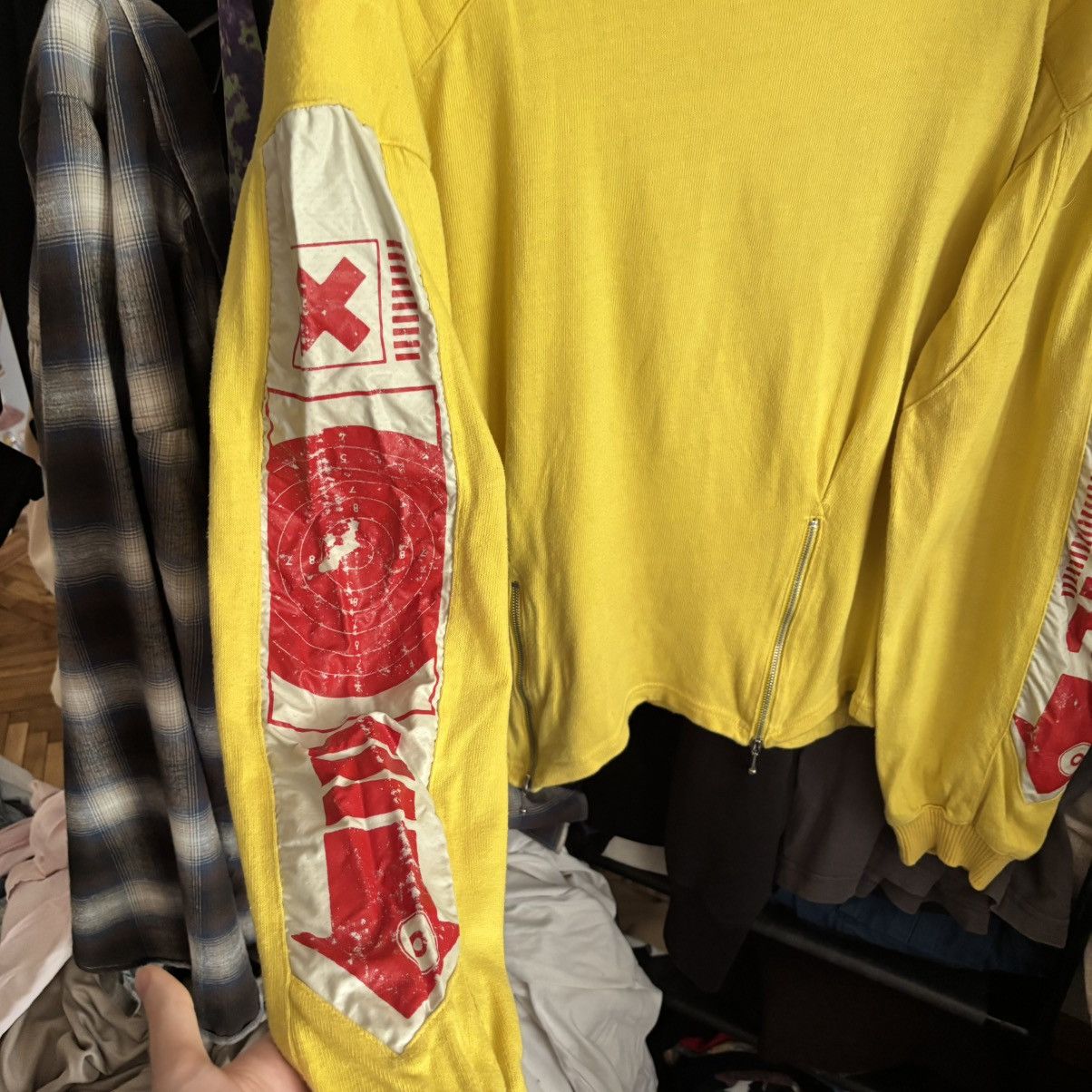 Vintage Vintage Archive Rare Fit Sweatshirt w/ Graphic Sleeves Size US M / EU 48-50 / 2 - 2 Thumbnail