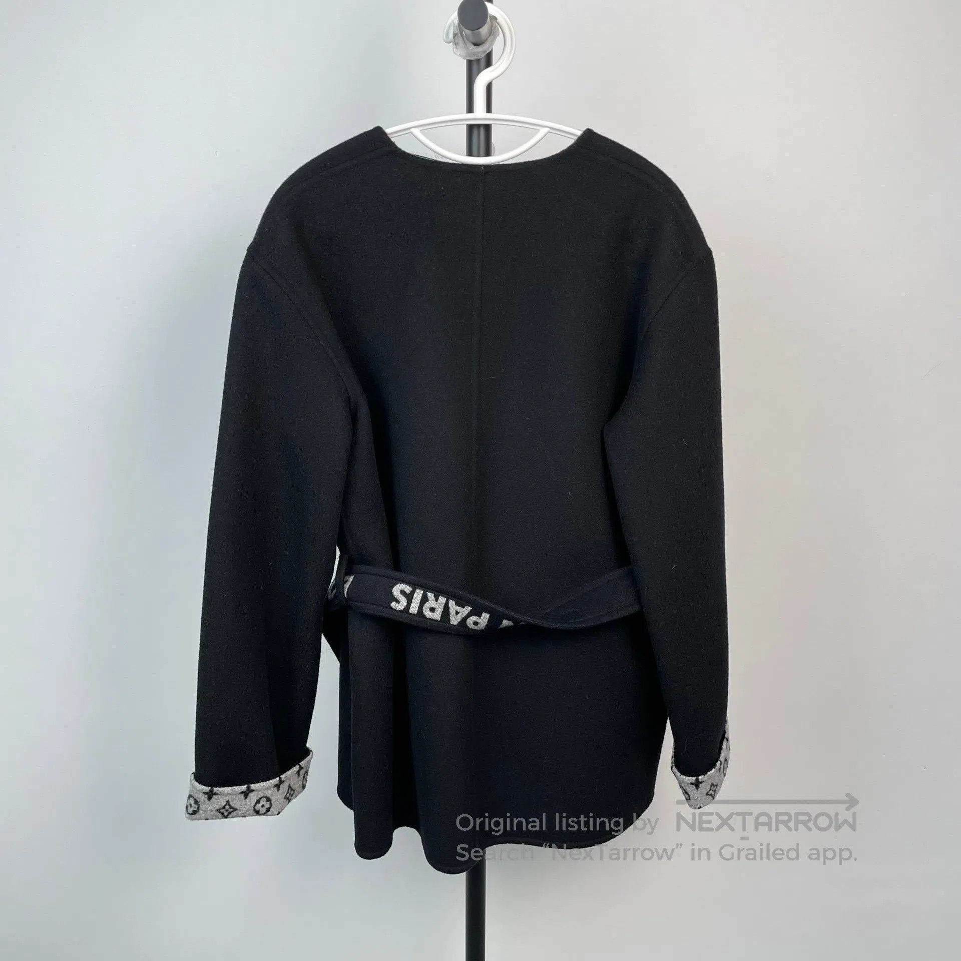 Louis Vuitton Louis Vuitton Black inner full-printed old flower mid-leng Size XS / US 0-2 / IT 36-38 - 2 Thumbnail