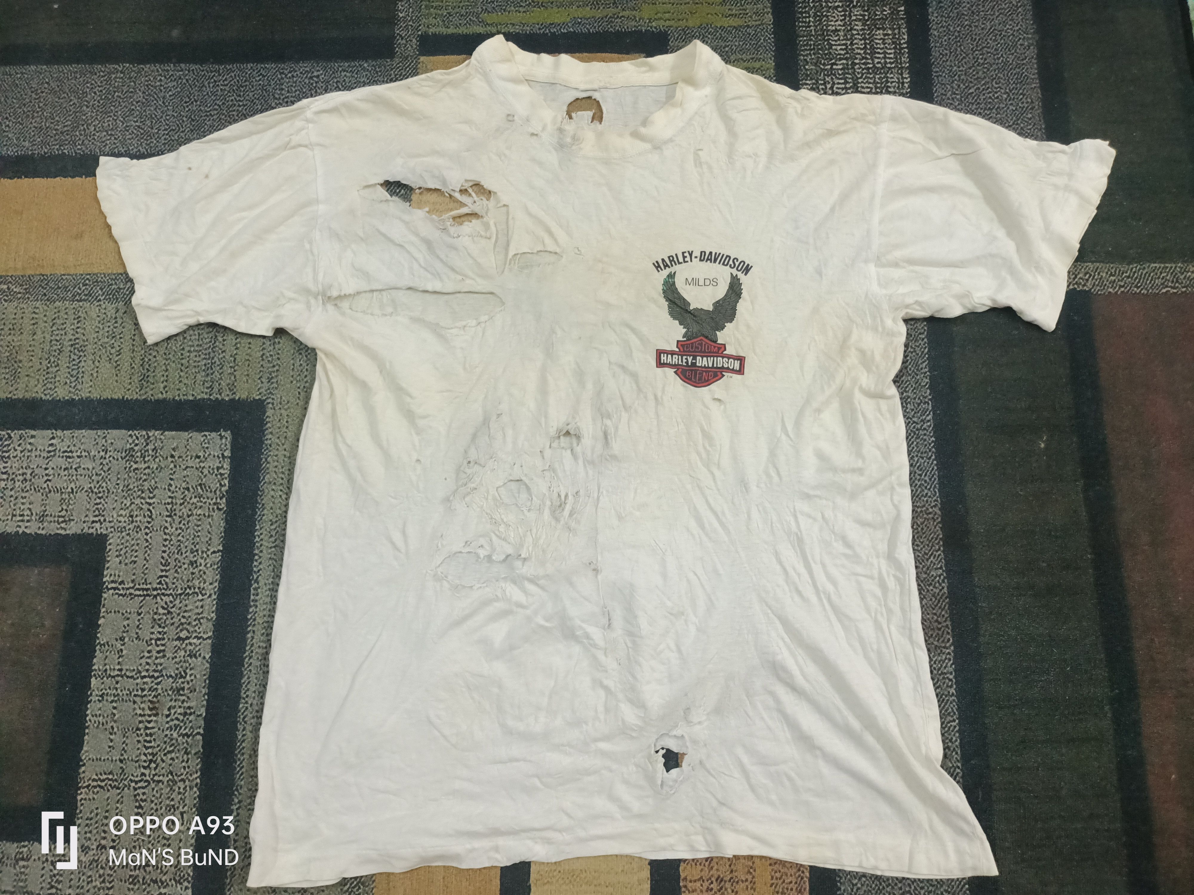 Harley Davidson × Vintage Distressed 90s HARLEY-DAVIDSON MILDS Size US M / EU 48-50 / 2 - 2 Thumbnail