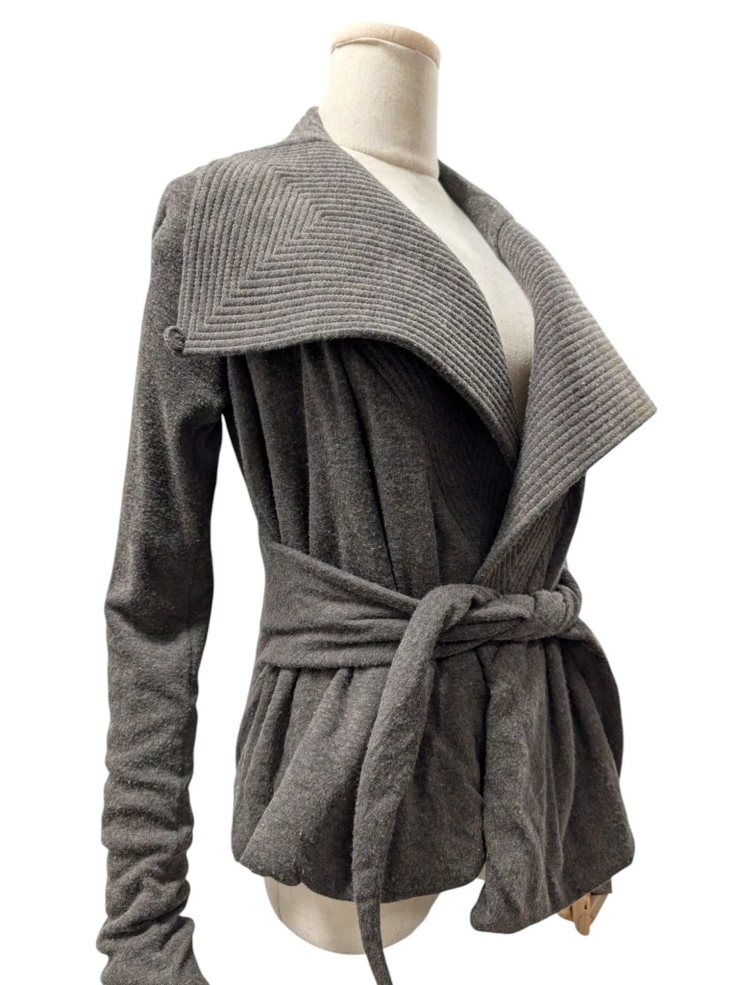 Rick Owens Lilies Dusty Olive Green Short Robe With Wrapping Size S / US 4 / IT 40 - 5 Thumbnail