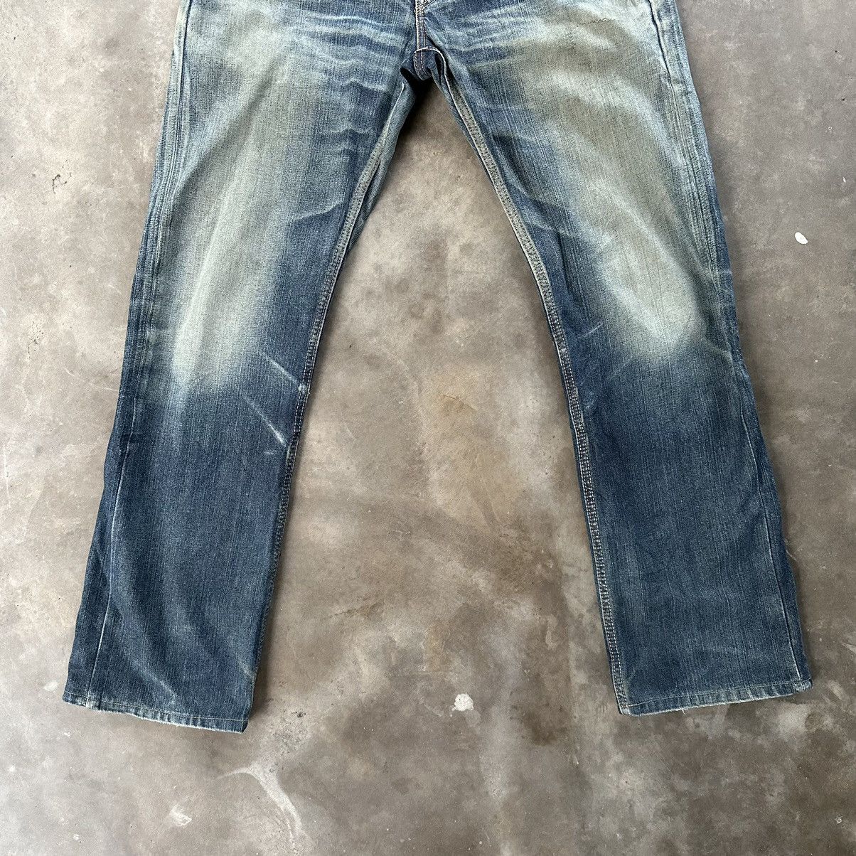 Japanese Brand W36🔥Vintage Edwin 502 Faded Sick Denim Jean Pant Size US 36 / EU 52 - 2 Thumbnail