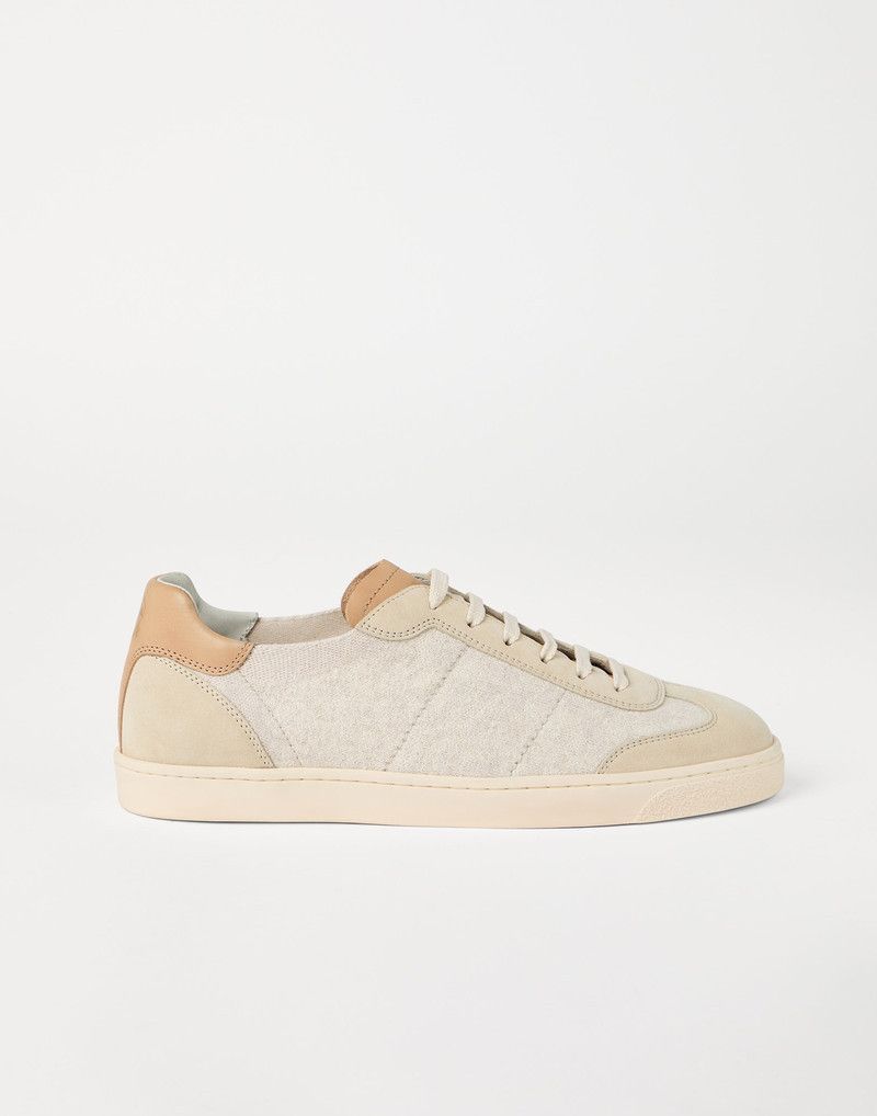 Brunello Cucinelli o1la1rc1a0326 Washed Suede Sneakers in Multicolor Size US 9 / EU 42 - 1 Thumbnail