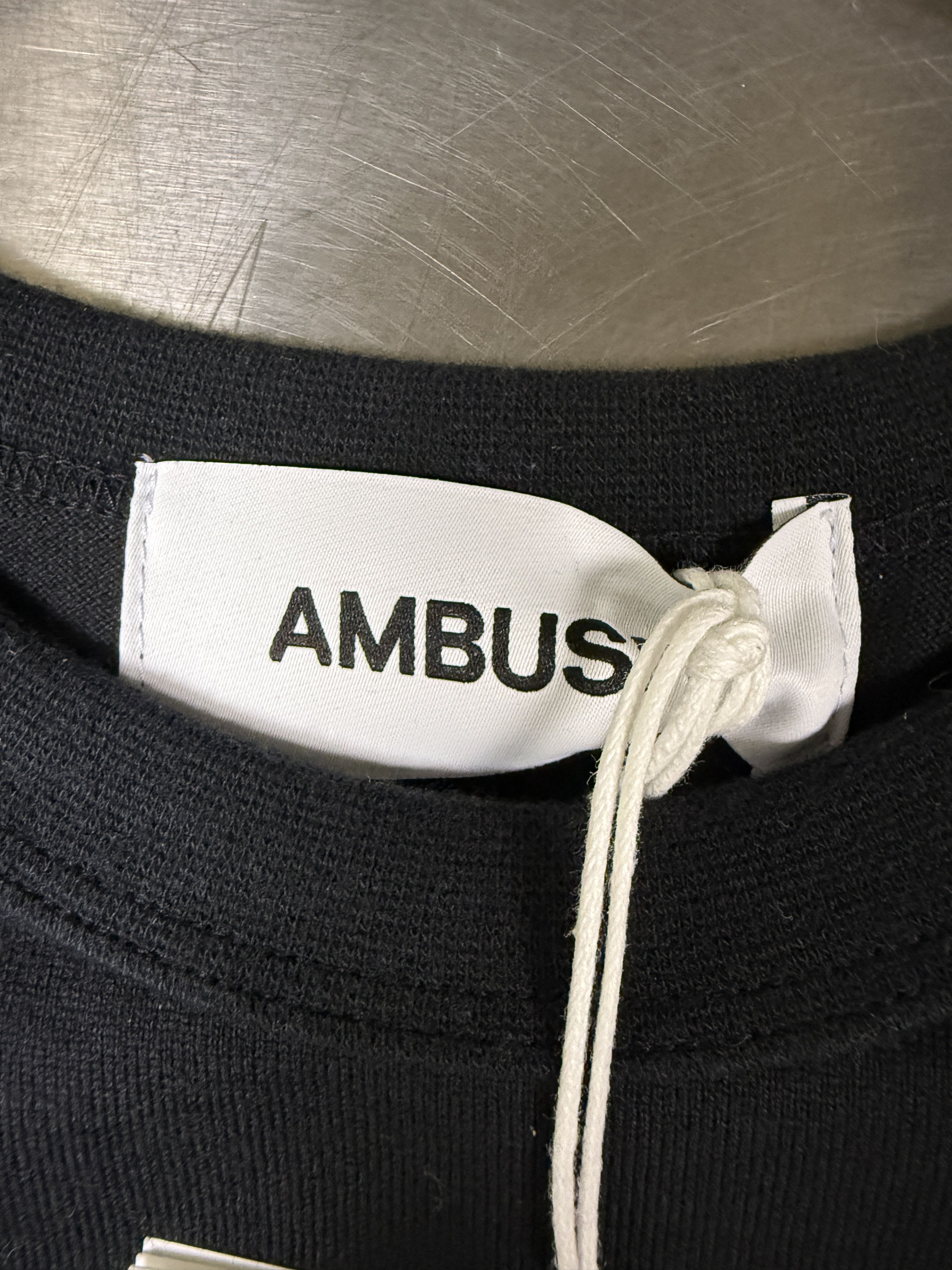 Ambush Design $250 Ambush Reflective Cropped Fitted T-Shirt Size S / US 4 / IT 40 - 5 Thumbnail