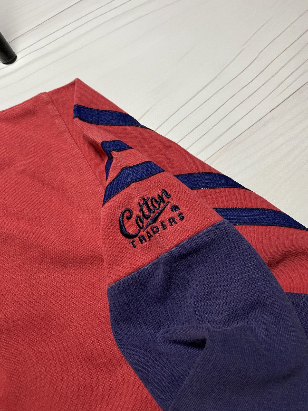 Cotton Traders Vintage England Cotton Traders 90’s home jersey longsleeve Size US XL / EU 56 / 4 - 12 Thumbnail
