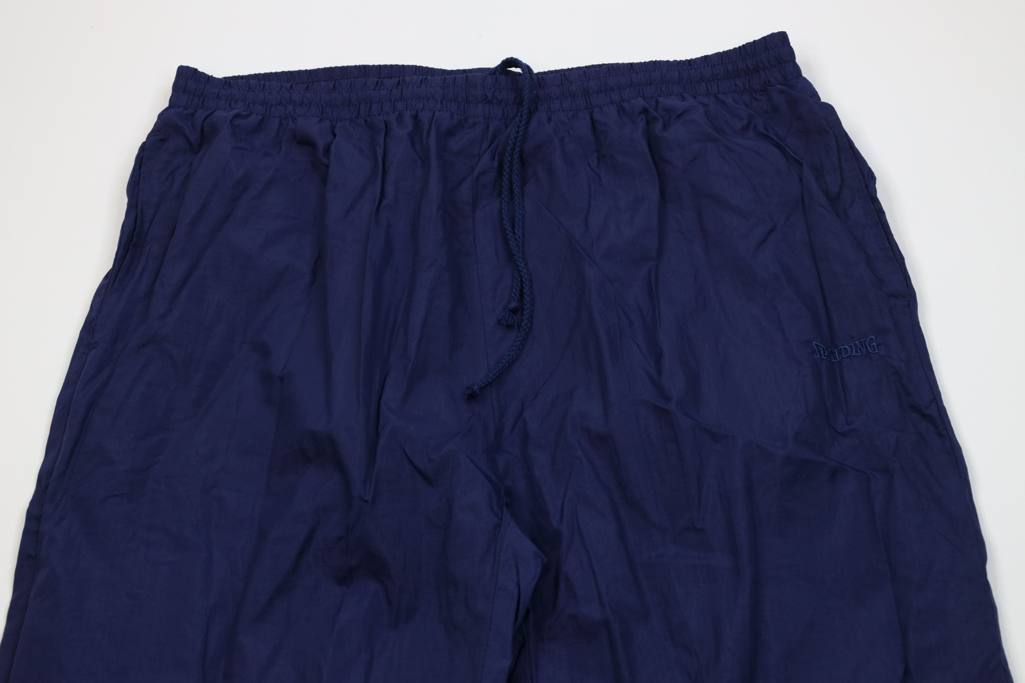 Vintage Vintage 90s Streetwear Lined Windbreaker Joggers Pants Blue Size US 36 / EU 52 - 2 Thumbnail