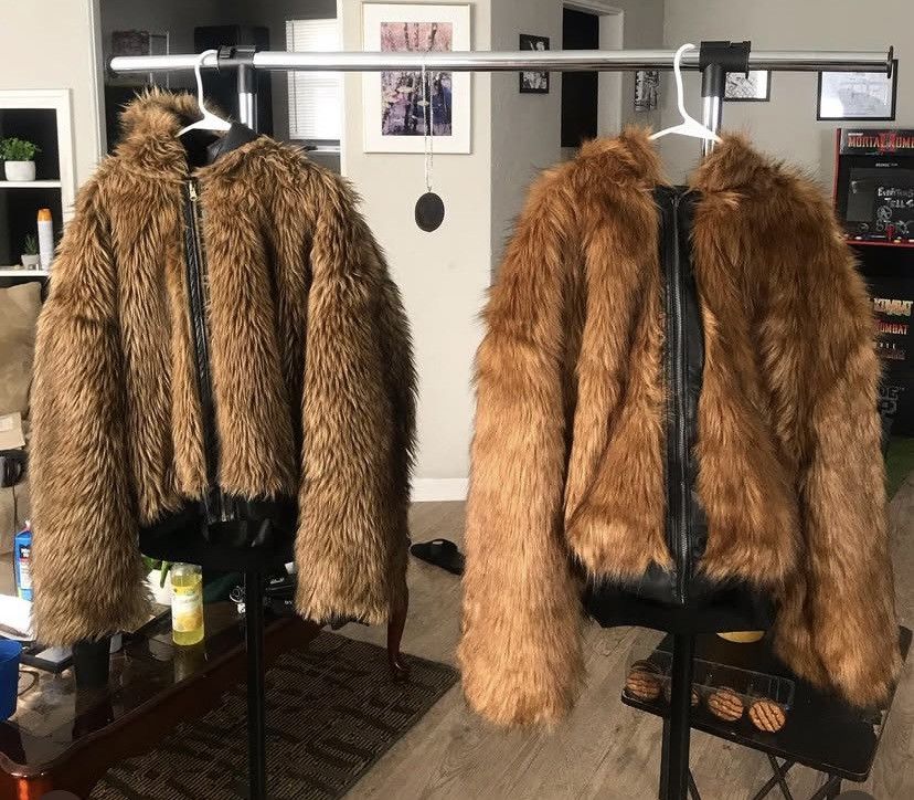 Homemade REVERSIBLE LEATHER / FUR (HOME MADE CUSTOM JACKET) Size US M / EU 48-50 / 2 - 1 Thumbnail