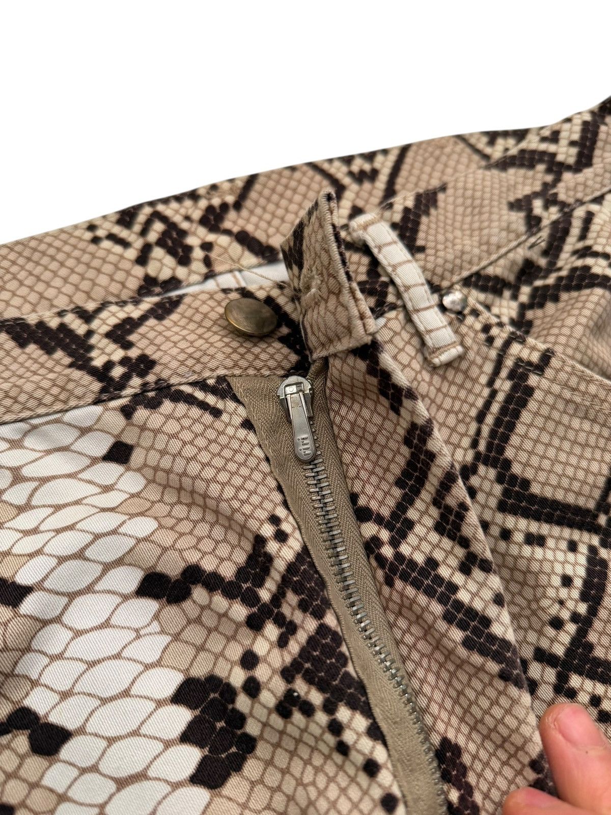 Number (N)ine GRAIL x Needles Snake Print Trouser Size US 32 / EU 48 - 6 Thumbnail