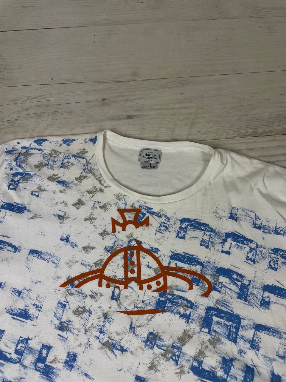 Vivienne Westwood Vivienne Westwood Big Logo Orb T-Shirt Size US XXL / EU 58 / 5 - 2 Thumbnail
