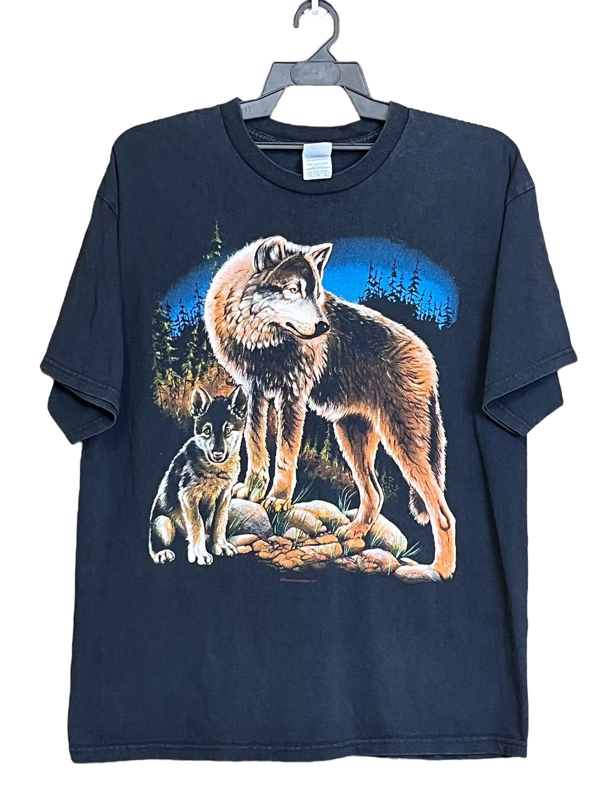 Vintage VINTAGE Y2K WOLF PACK BY THUNDER SPORTWEAR TEE SHIRT Size US XL / EU 56 / 4 - 1 Thumbnail
