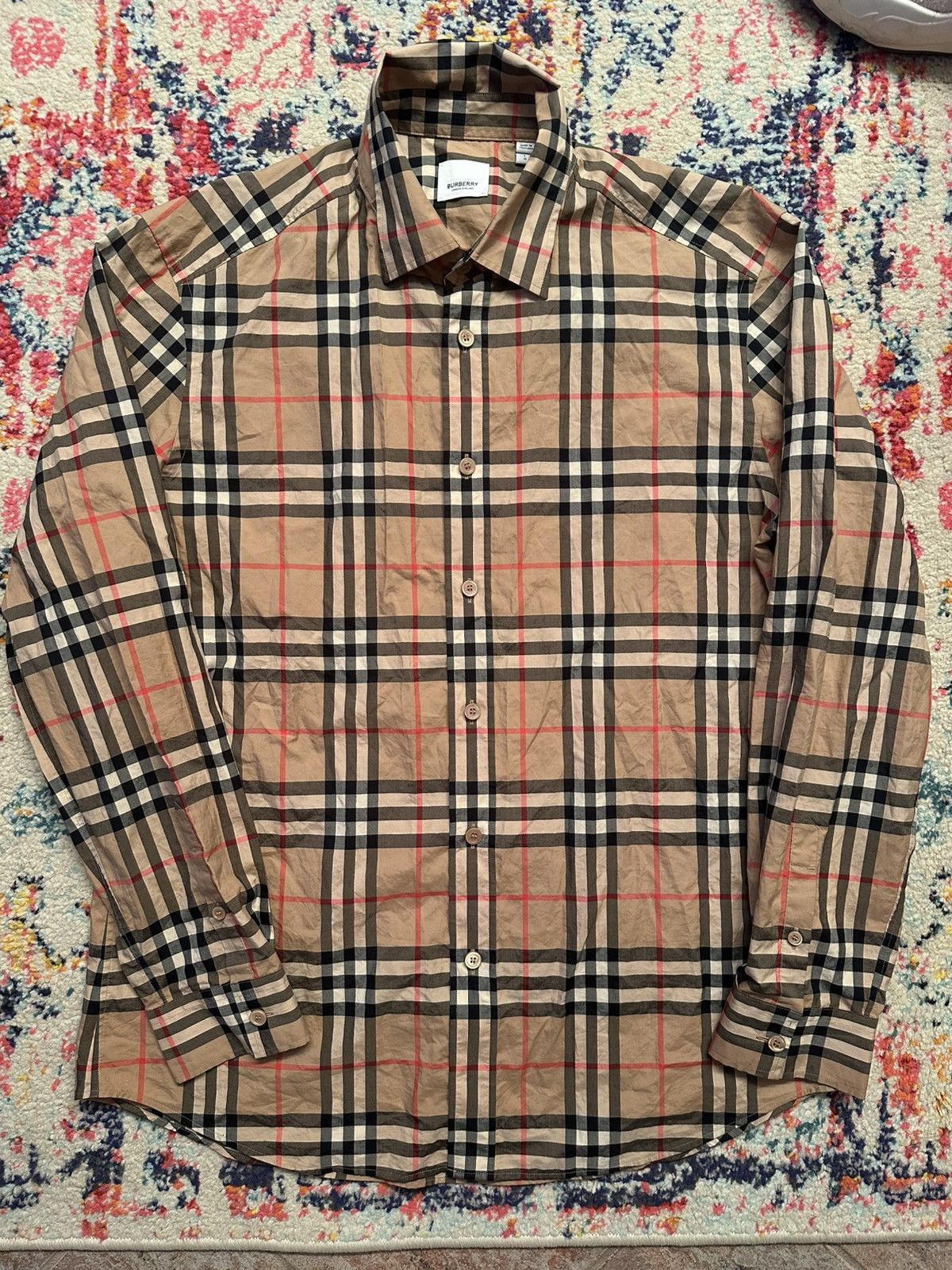 Burberry Burberry Nova Check L/S Button Up Large Size US L / EU 52-54 / 3 - 1 Thumbnail