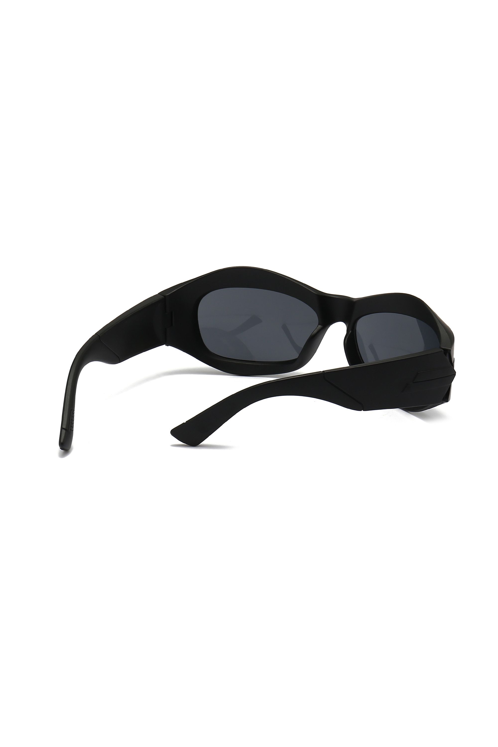 Japanese Brand Y2k Avant Garde Futuristic Black Sunglasses Unisex OS Size ONE SIZE - 3 Thumbnail