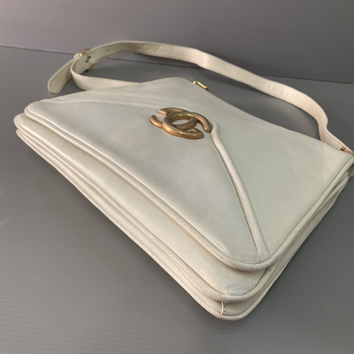 Gucci Gucci GG White Leather Shoulder Limited Bag Size ONE SIZE - 5 Thumbnail