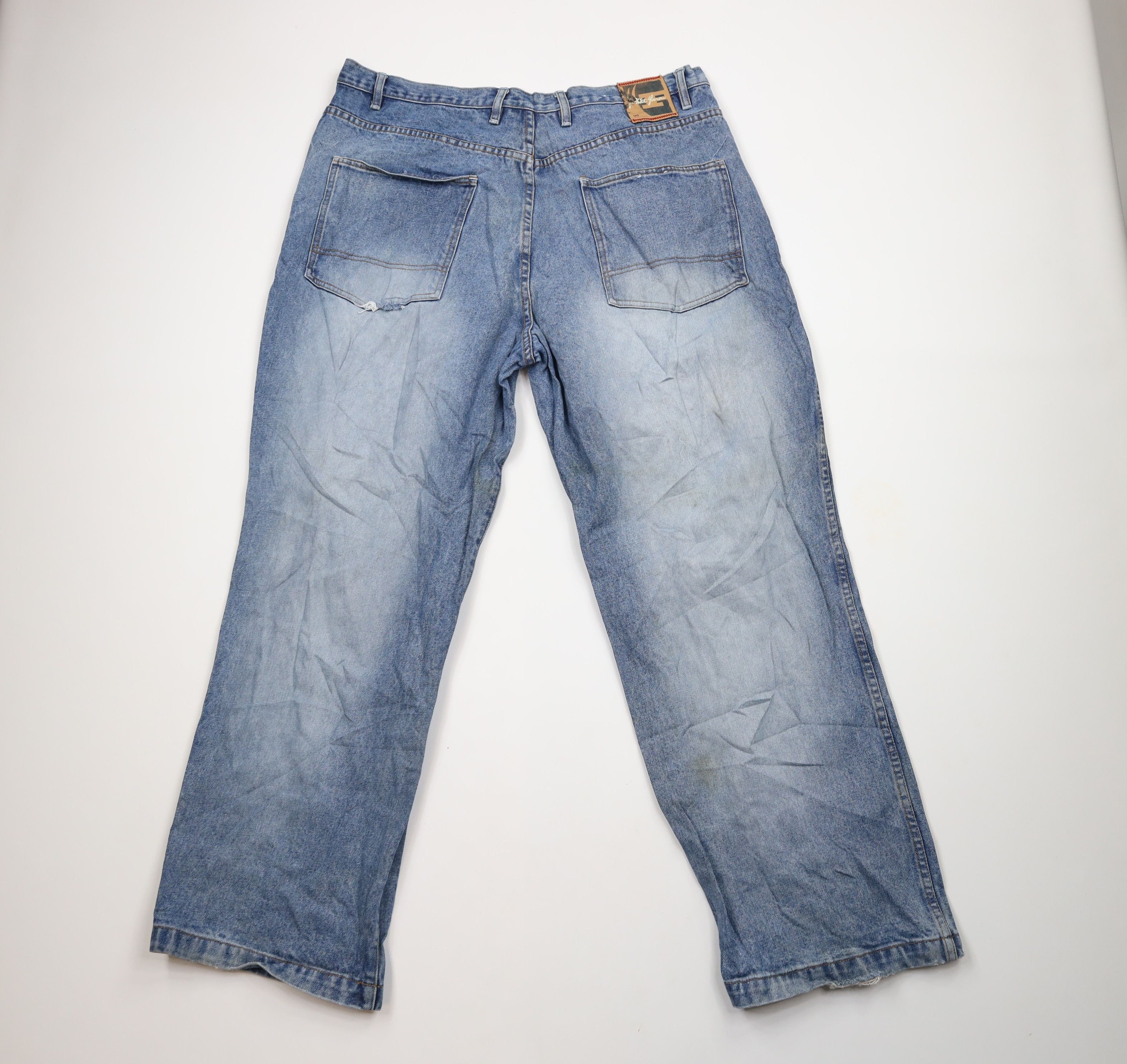 Phat Farm × Vintage Vintage Phat Farm Baggy Fit Wide Leg Denim Jeans Blue Size US 40 / EU 56 - 10 Thumbnail