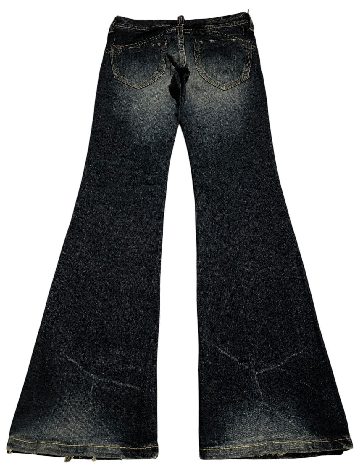 Beauty Beast × Japanese Brand × Vintage Japanese Domingo Flared Bootcut Faded Jeans Denim Size US 30 / EU 46 - 2 Thumbnail