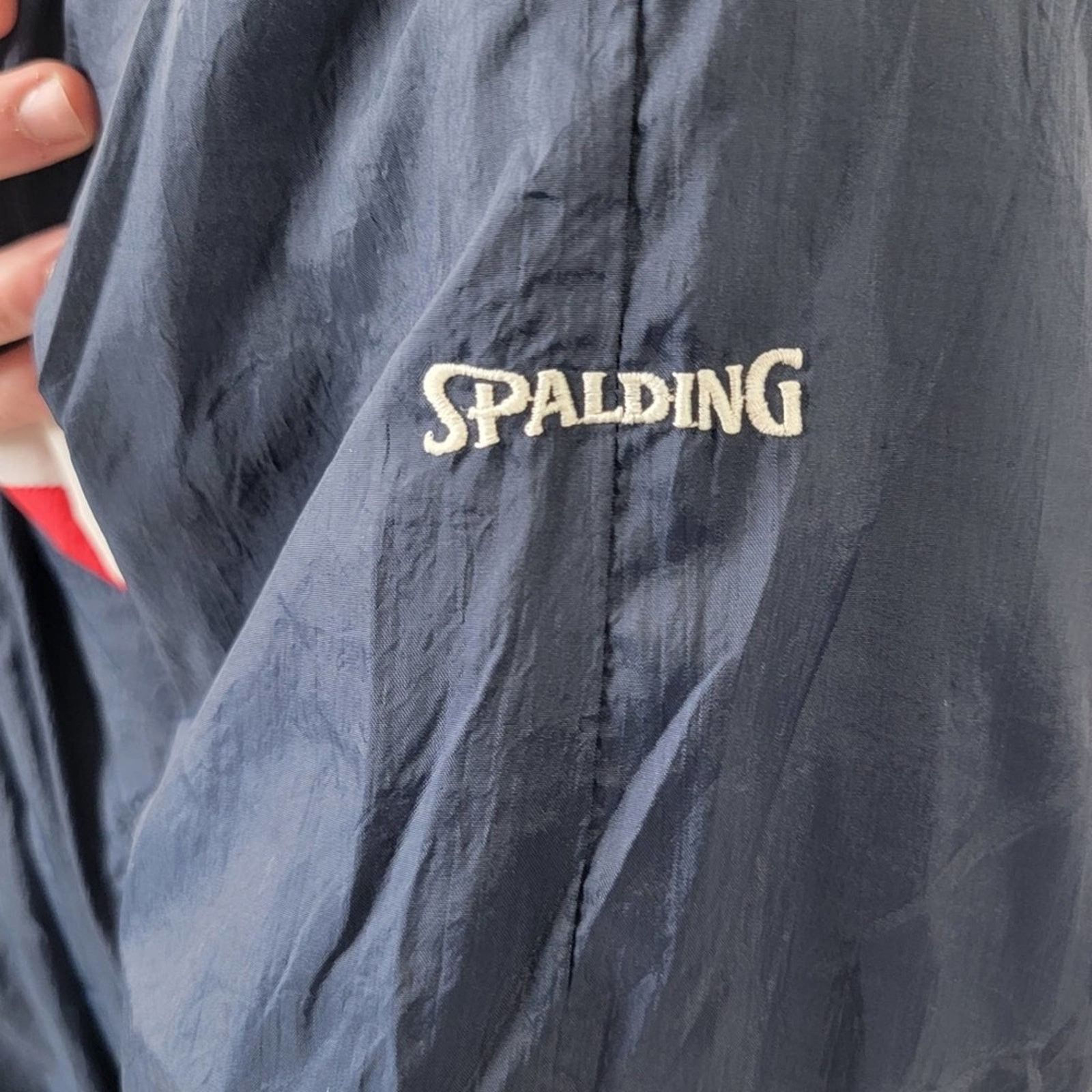 Spalding Vintage Y2K Spalding Windbreaker Track Jacket - L Size US L / EU 52-54 / 3 - 8 Thumbnail