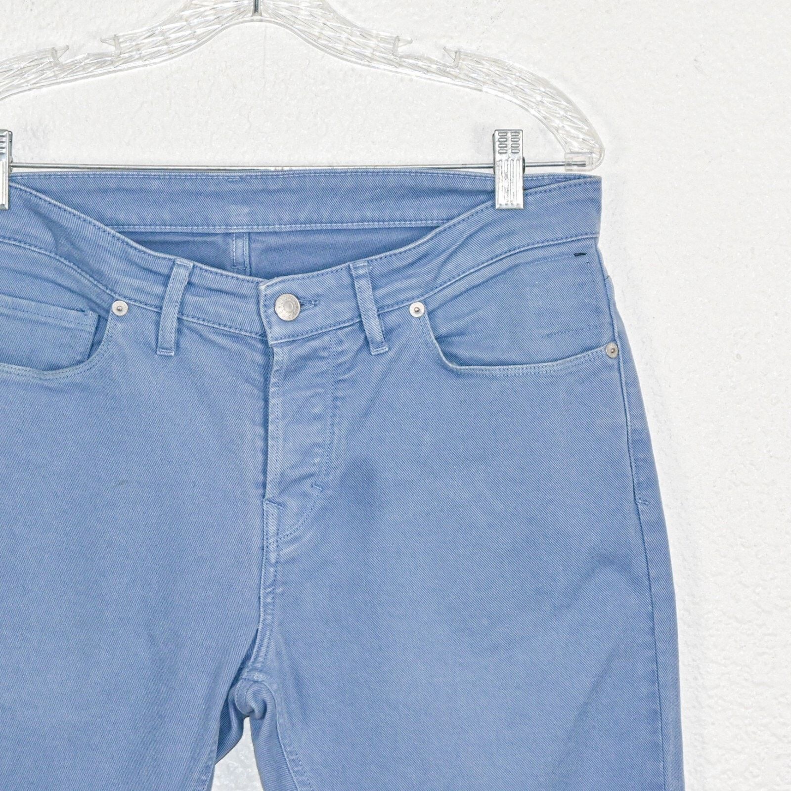 Zadig & Voltaire David Crop raw Jeans Light Blue 31