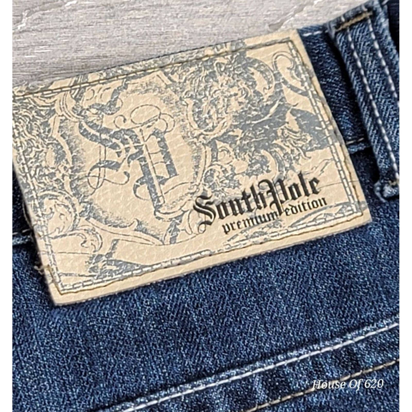 Southpole VINTAGE Southpole Jeans Blue Mens 36x29 Baggy Wide Flare Distressed JNCO 90s Hip Hop Y2K Jeans Mens Size US 36 / EU 52 - 7 Thumbnail