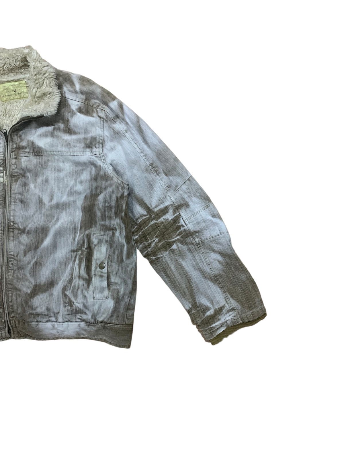 14th Addiction × If Six Was Nine × Japanese Brand Vintage Army Of Mol Fur Sherpa Bomber Jacket Size US L / EU 52-54 / 3 - 5 Thumbnail