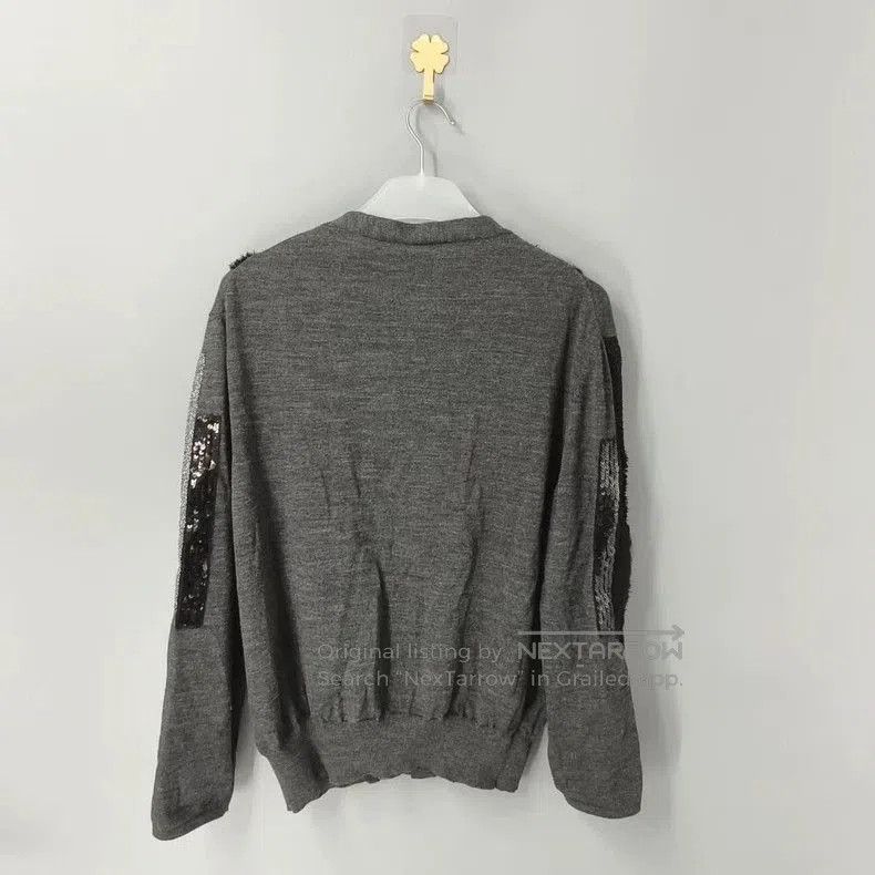Dior Dior x ERL Wool Sequin Embroidered Cardigan. Size US L / EU 52-54 / 3 - 2 Thumbnail